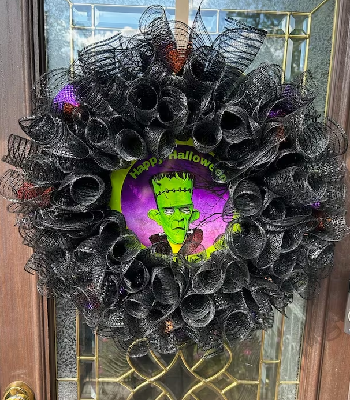 Frankenstein Wreath