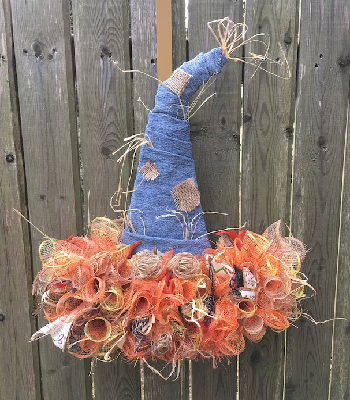 Witch Hat Wreath Two
